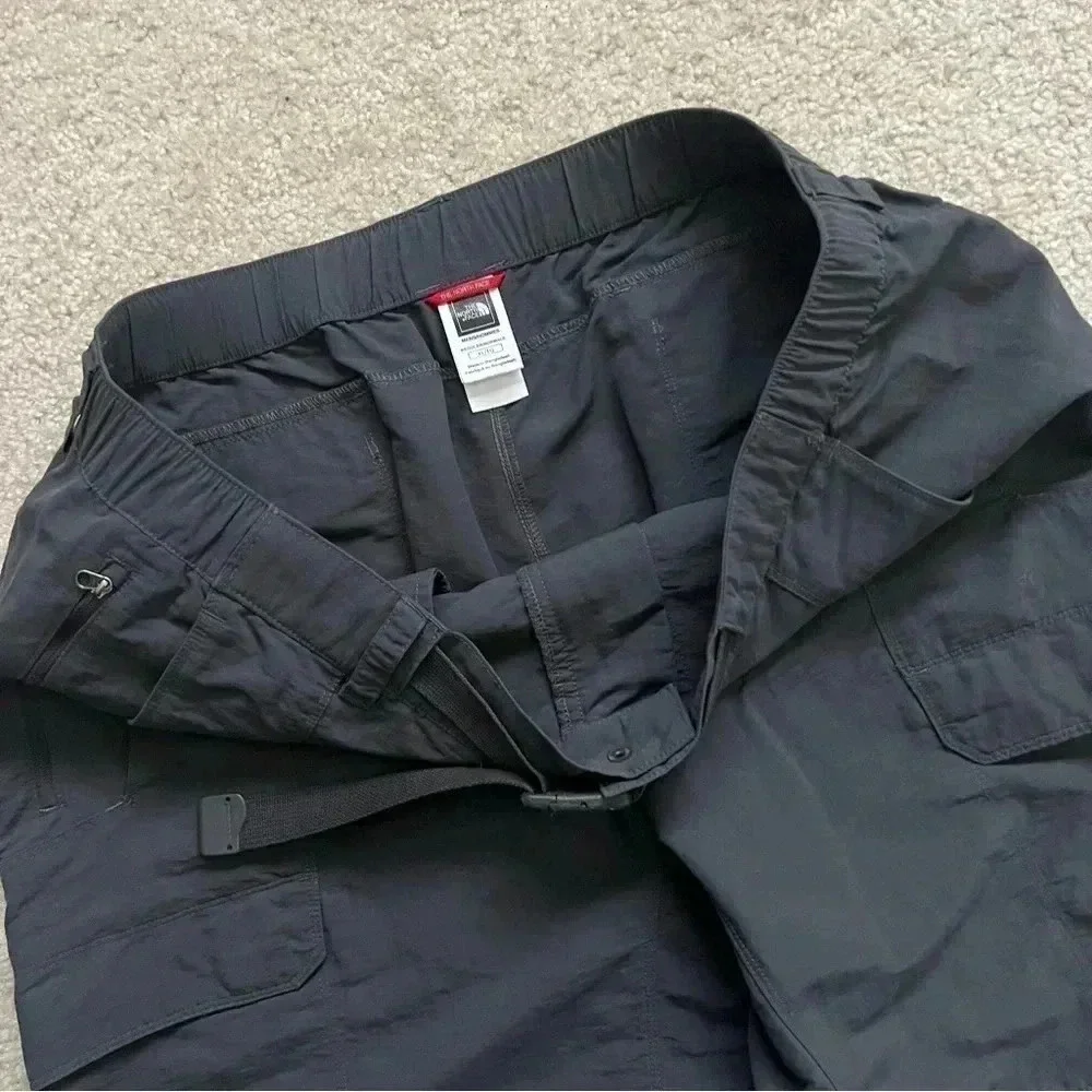 The North Face Paramount Peak Convertible Pants Shorts Gray Men Size XL Reg AJFB